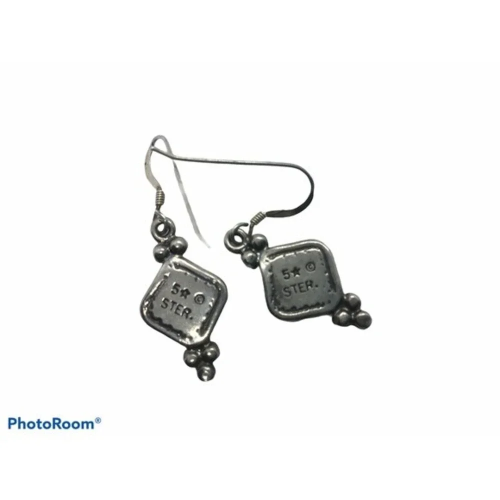 Sterling Silver Pink Earrings